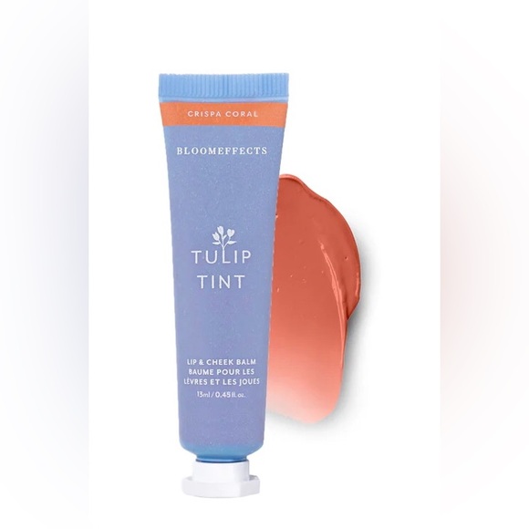 🌷NIB🌷 BLOOM EFFECTS Tulip Tint Lip & Cheek Balm in Crispa Coral - Picture 3 of 7